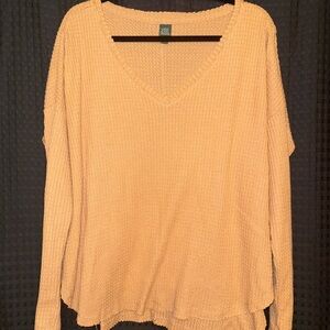 Waffle Knit Sweater